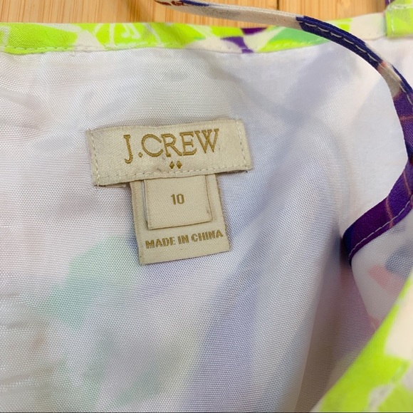 J. Crew Printed Seaside Cami Floral Dress, 10. - Picture 4 of 8